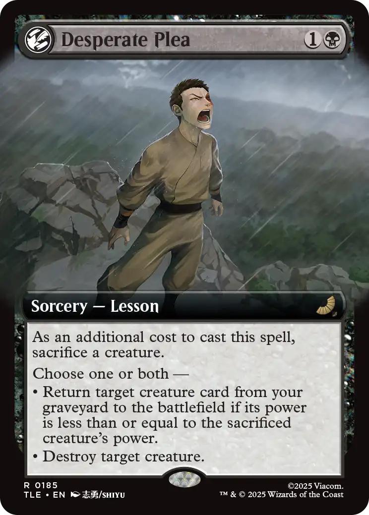 Desperate Plea [185] [Extended Art] [Avatar: The Last Airbender Eternal] [Non-Foil]