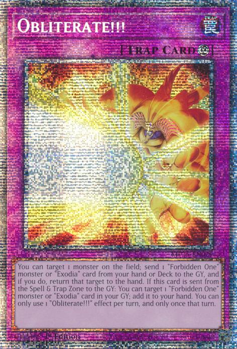 Obliterate!!! - MP25-EN029 - Starlight Rare - 1st Edition