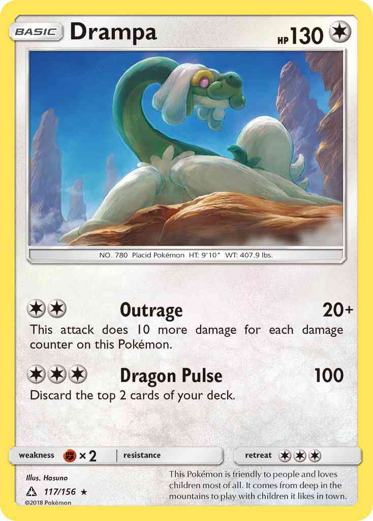 Drampa - 117/156 - Rare Holo [sm5-117] [Holo]