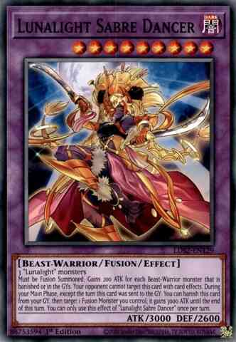 Lunalight Sabre Dancer - LDS2-EN129 - Common - 1st Edition