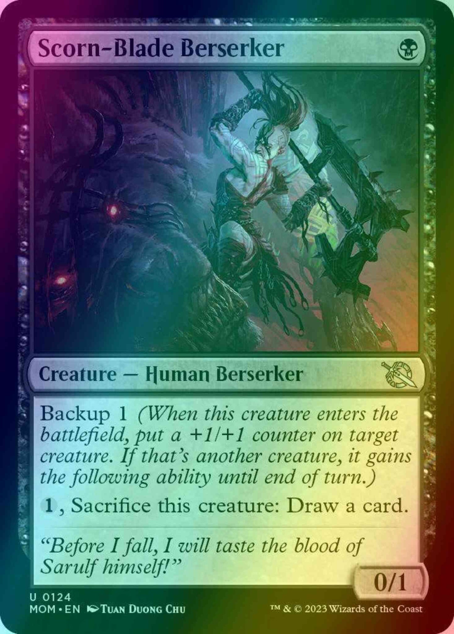 Scorn-Blade Berserker [124] [March of the Machine] [Foil]