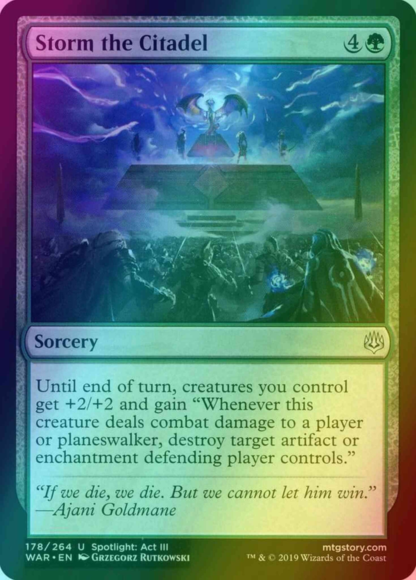 Storm the Citadel [178] [War of the Spark] [Foil]