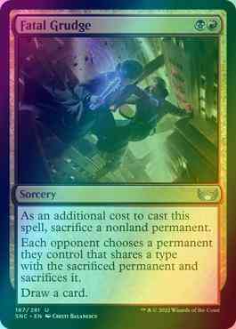 Fatal Grudge [187] [Streets of New Capenna] [Foil]