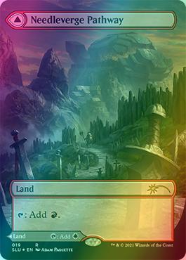 Needleverge Pathway // Pillarverge Pathway [0019] [Borderless] [Secret Lair: Ultimate Edition] [Foil]