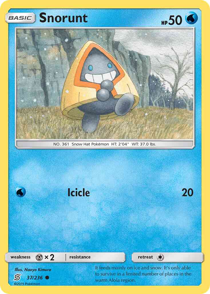 Snorunt - 37/236 - Common [sm11-37] [Reverse Holo]