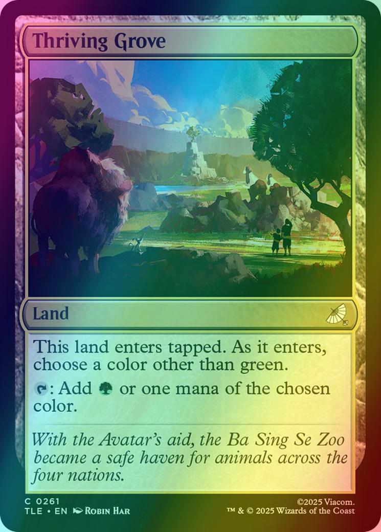 Thriving Grove [261] [Avatar: The Last Airbender Eternal] [Foil]