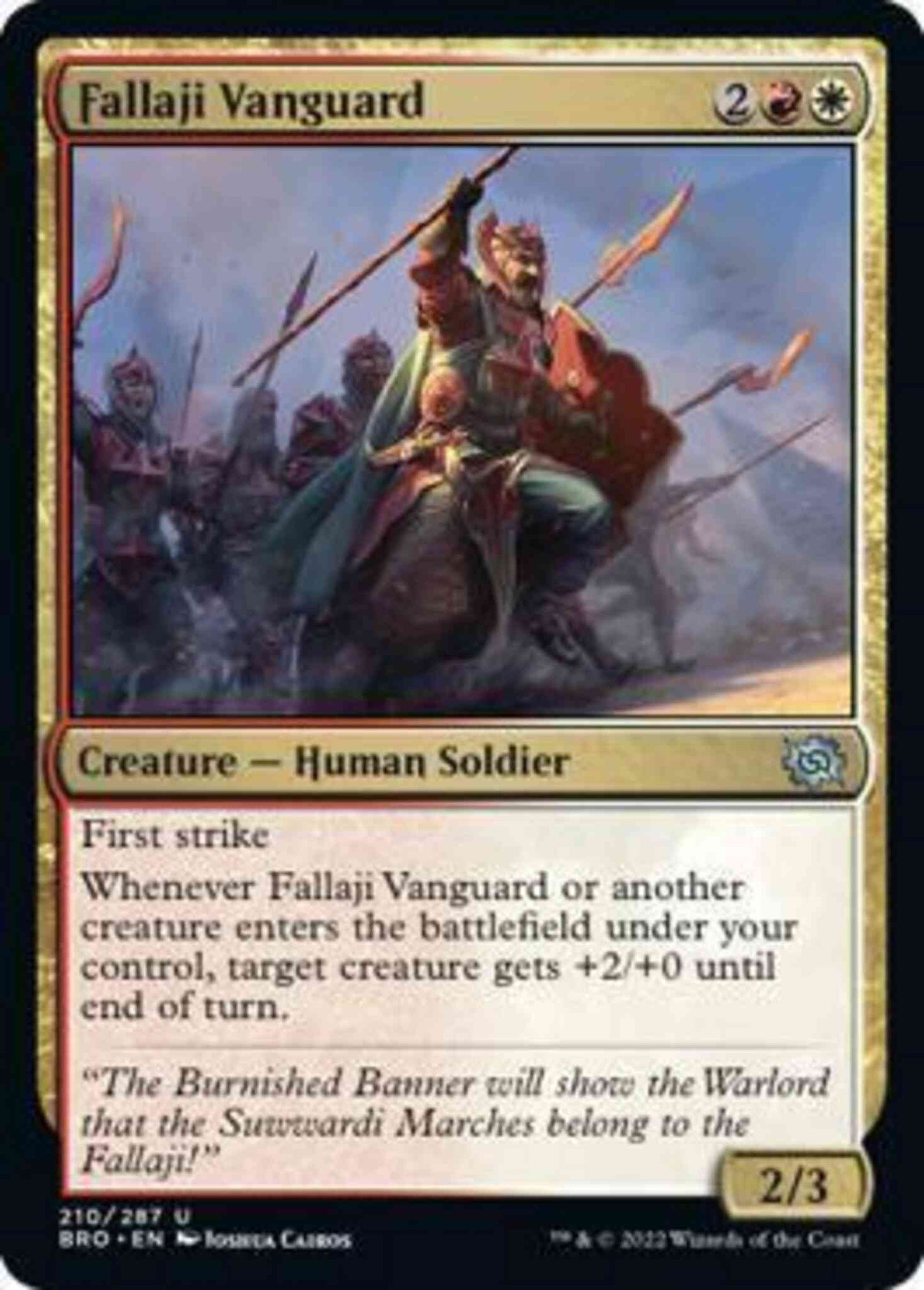 Fallaji Vanguard [210] [The Brothers' War] [Non-Foil]