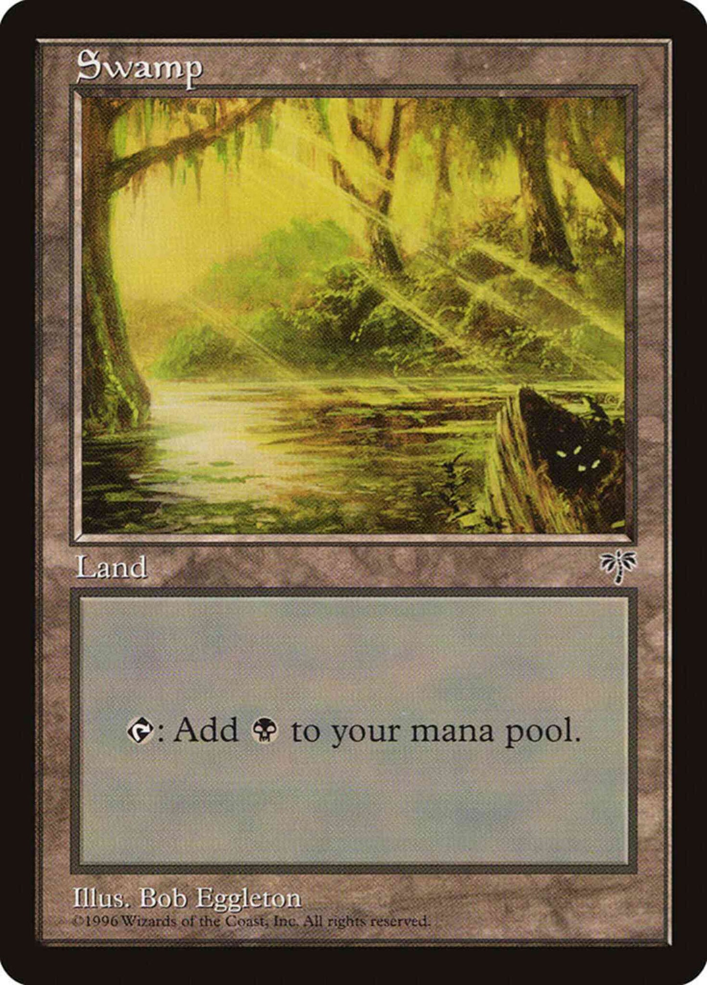 Swamp [341] [Eyes at Bottom Corner] [Mirage] [Non-Foil]