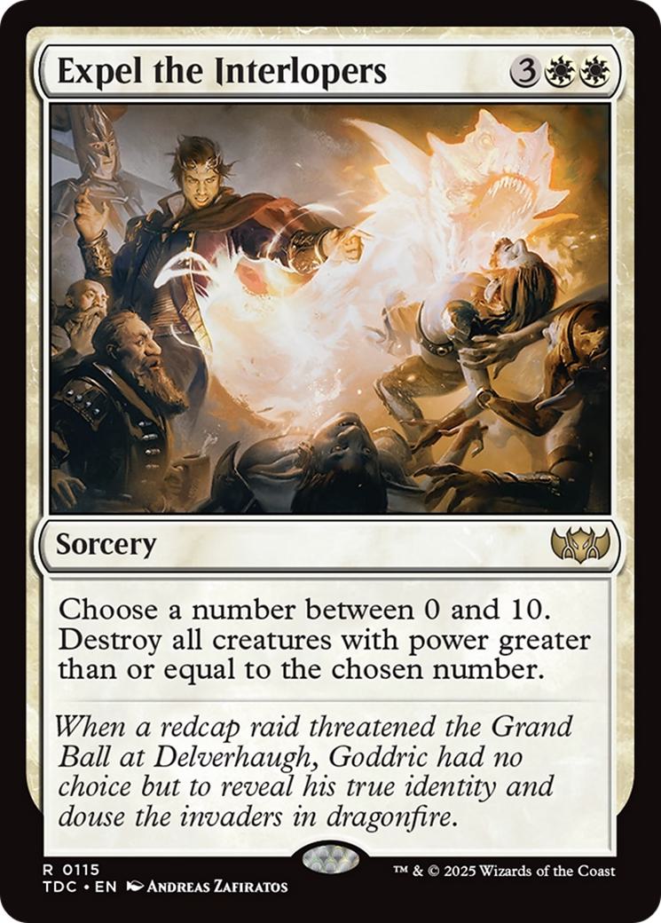 Expel the Interlopers [115] [Tarkir: Dragonstorm: Commander] [Non-Foil]