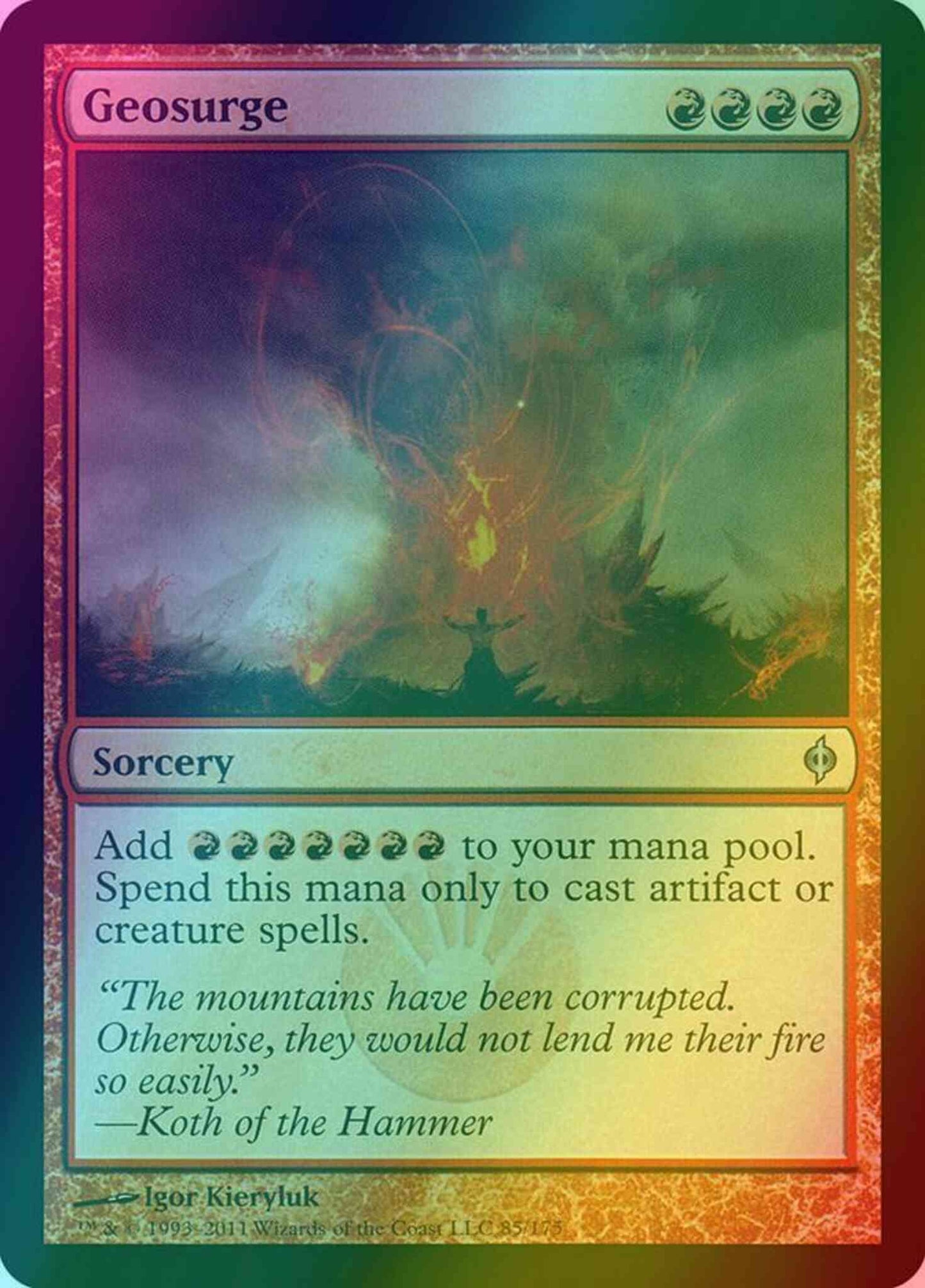 Geosurge [85] [New Phyrexia] [Foil]