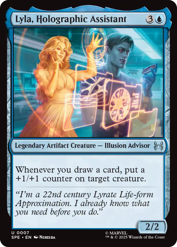 Lyla, Holographic Assistant [7] [Marvel's Spider-Man Eternal] [Non-Foil]