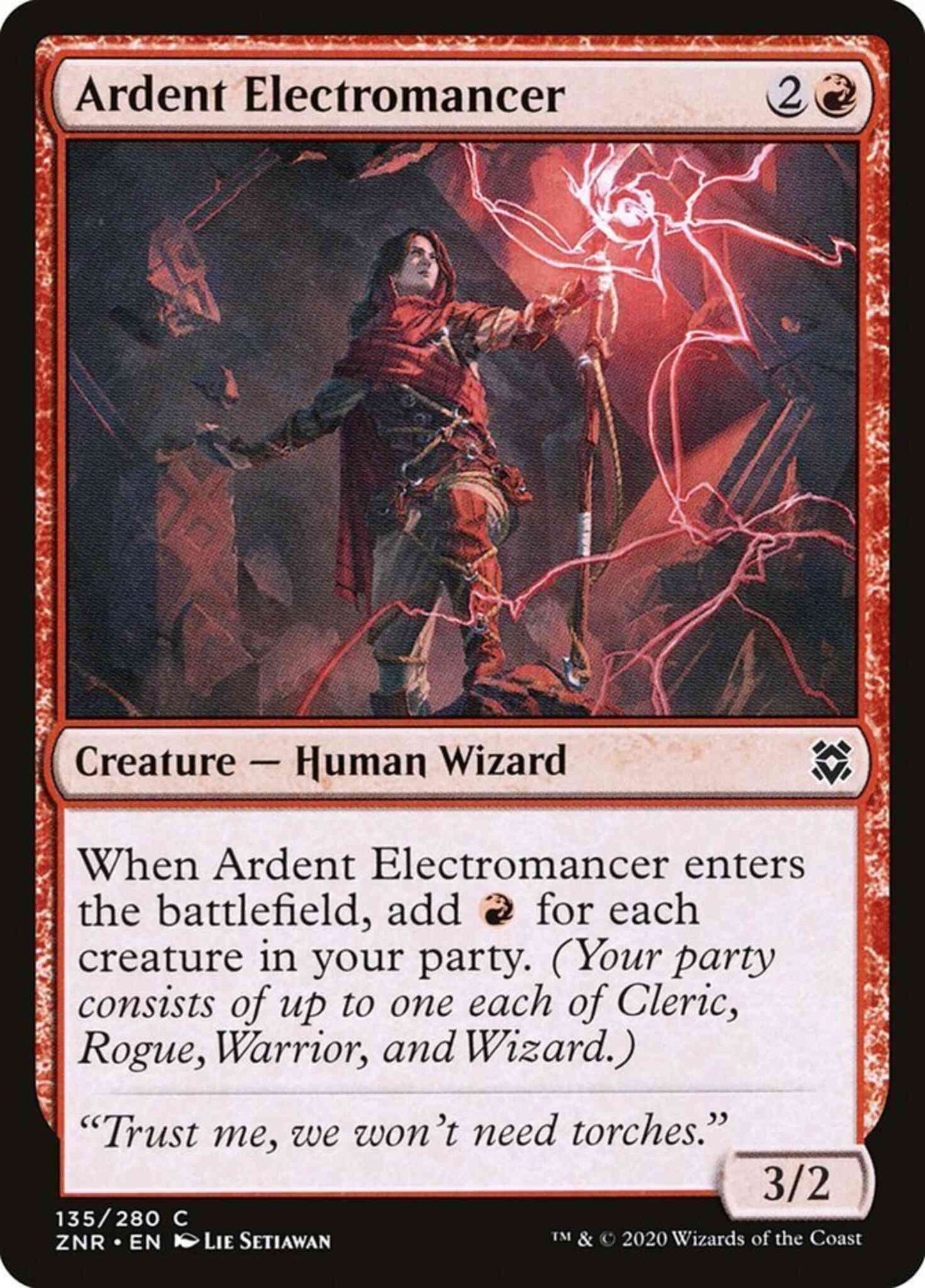 Ardent Electromancer [135] [Zendikar Rising] [Non-Foil]