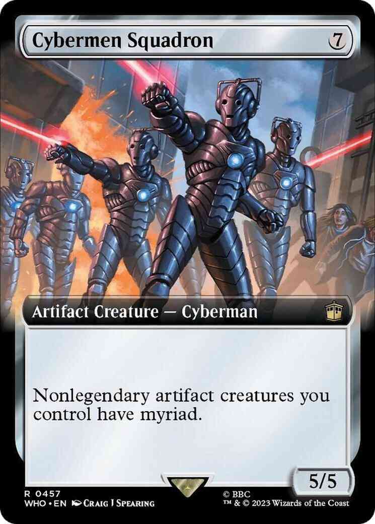 Cybermen Squadron [457] [Extended Art] [Universes Beyond: Doctor Who] [Non-Foil]