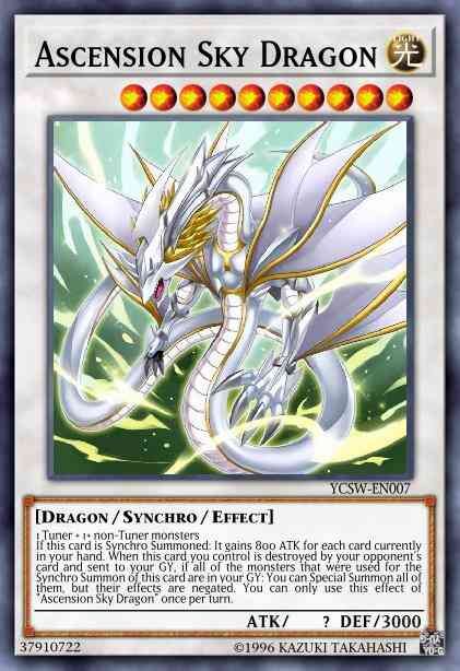 Ascension Sky Dragon - LEHD-ENB34 - Ultra Rare - 1st Edition