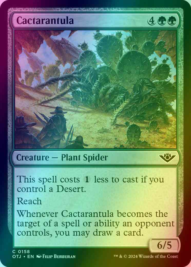 Cactarantula [158] [Outlaws of Thunder Junction] [Foil]