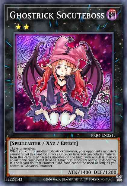 Ghostrick Socuteboss - PRIO-EN051 - Rare - 1st Edition