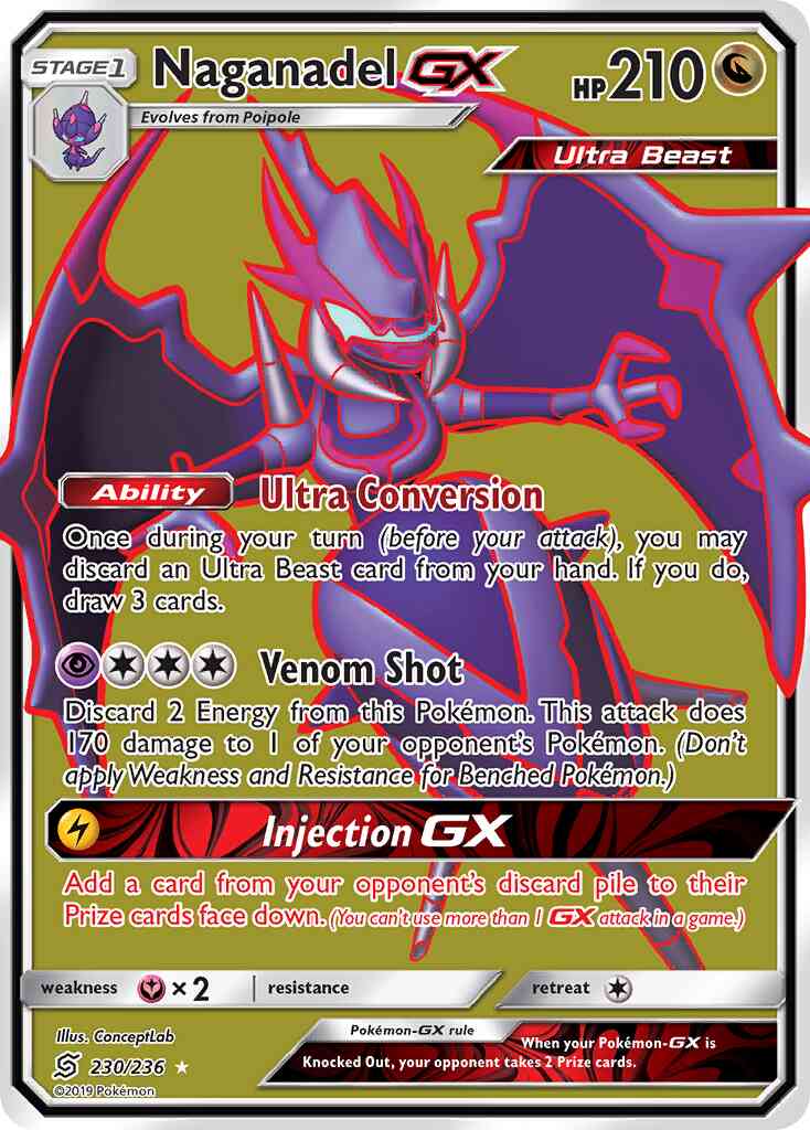 Naganadel-GX - 230/236 - Rare Ultra [sm11-230] [Ultra]