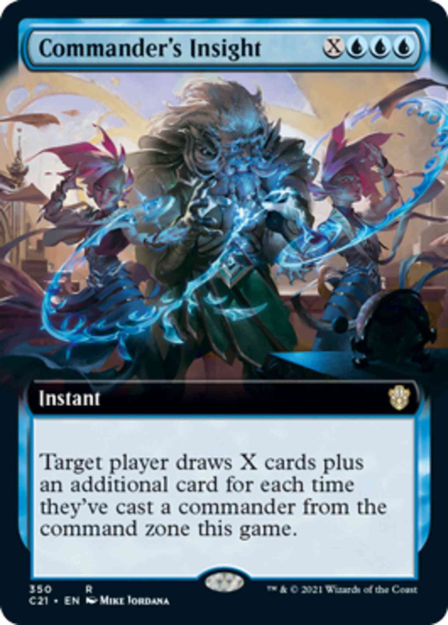 Commander's Insight [350] [Extended Art] [Commander 2021] [Non-Foil]