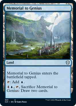 Memorial to Genius [301] [Commander 2021] [Non-Foil]