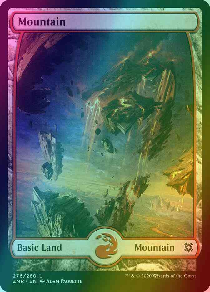 Mountain [276] [Zendikar Rising] [Foil]