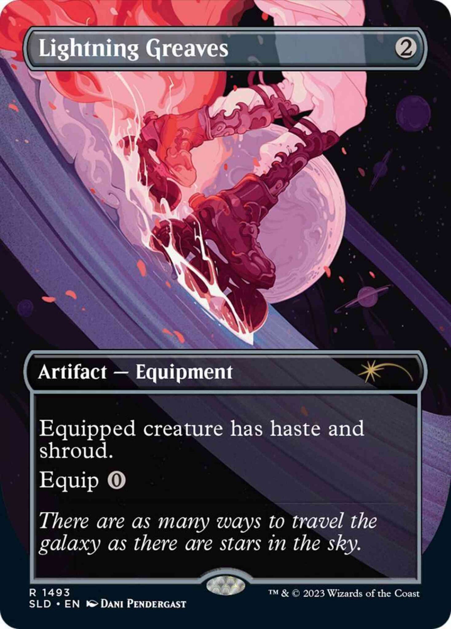 Lightning Greaves [1493] [Borderless] [Wormhole] [Secret Lair Drop] [Non-Foil]
