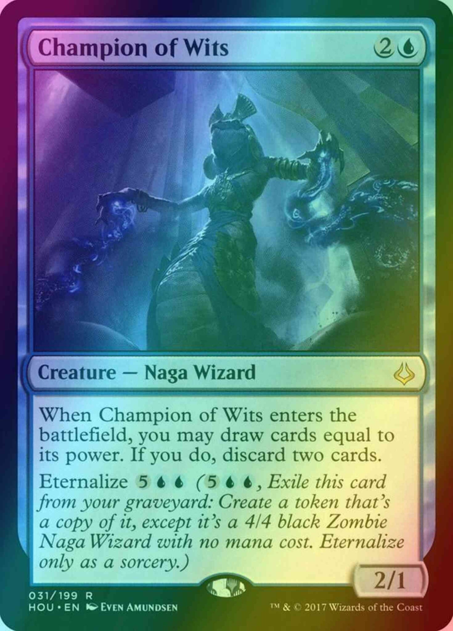 Champion of Wits [31] [Hour of Devastation] [Foil]