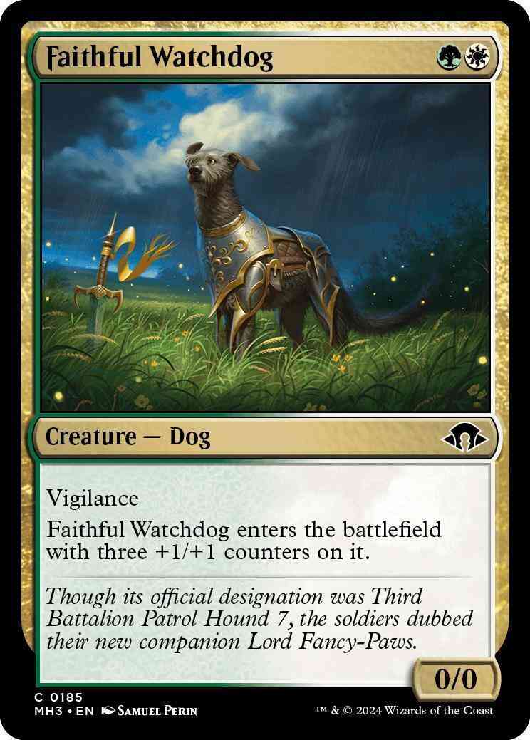 Faithful Watchdog [185] [Modern Horizons 3] [Non-Foil]