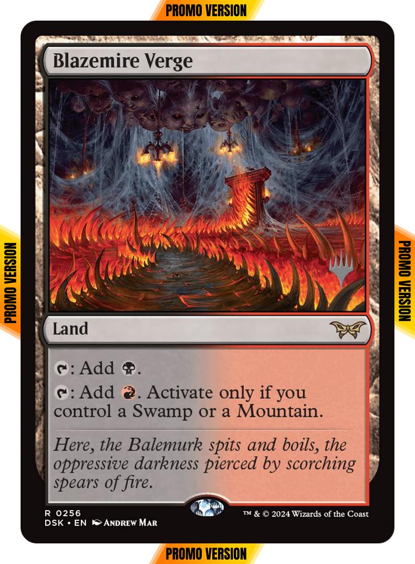 Blazemire Verge [256p] [Promo Pack] [Duskmourn: House of Horror: Promos] [Non-Foil]