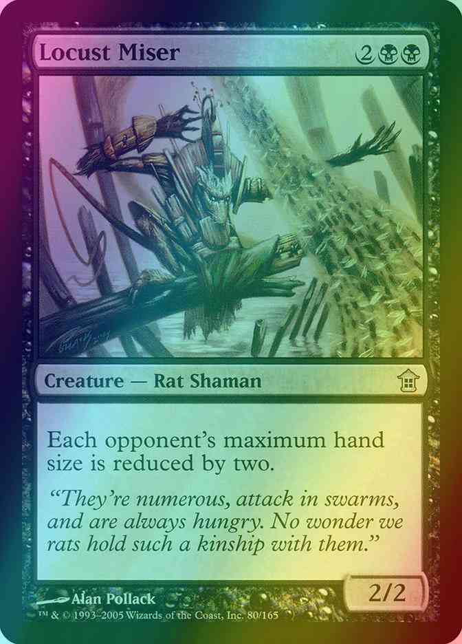 Locust Miser [80] [Saviors of Kamigawa] [Foil]