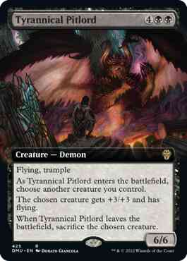 Tyrannical Pitlord [425] [Extended Art] [Dominaria United] [Non-Foil]