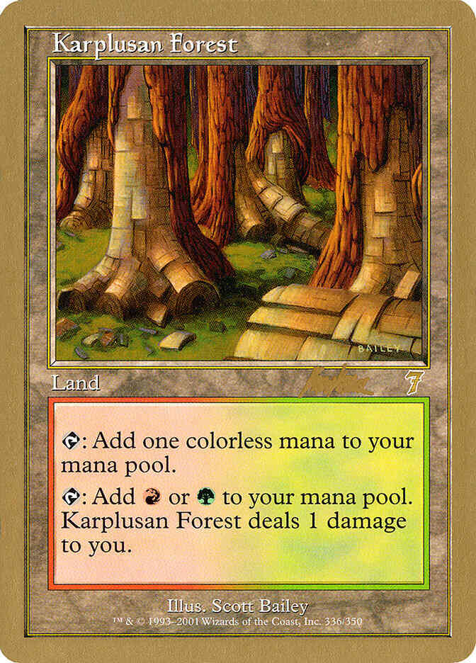 Karplusan Forest [bk336] [Brian Kibler] [World Championship Decks 2002] [Non-Foil]