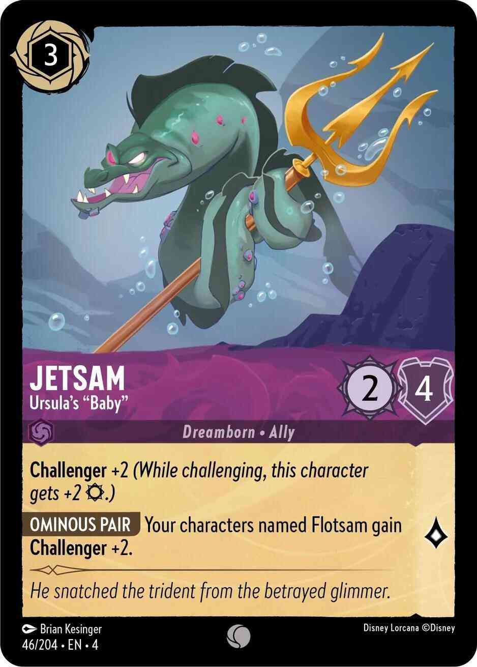 Jetsam - Ursula's "Baby" - 46/204 [Ursula's Return] [Non-Foil]
