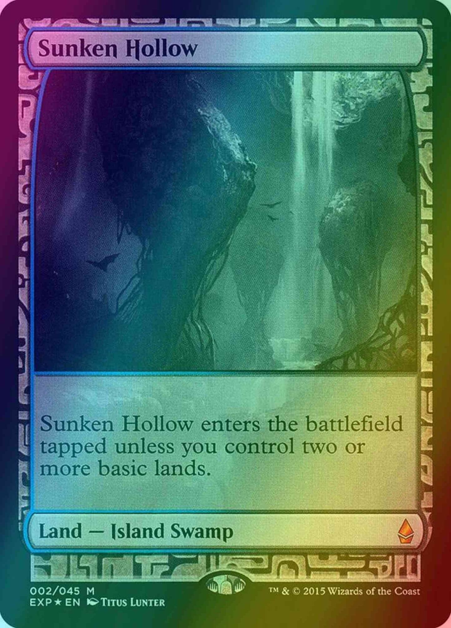 Sunken Hollow [2] [Masterpiece Series] [Zendikar Expeditions] [Foil]