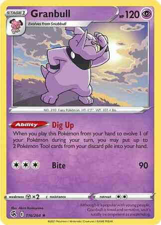 Granbull - 116/264 - Rare [SWSH8-116] [Non-Holo]