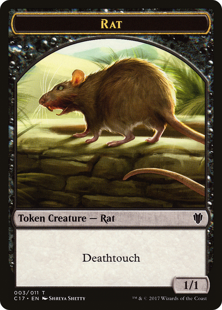 Cat Token (01) // Rat Token (03) [Commander 2017 Tokens] [Non-Foil]