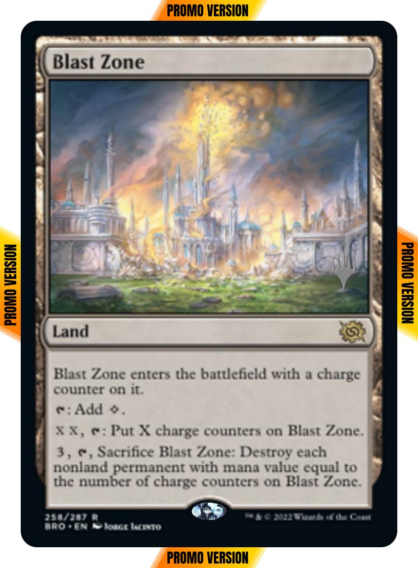 Blast Zone [258p] [Promo Pack] [The Brothers' War: Promos] [Non-Foil]
