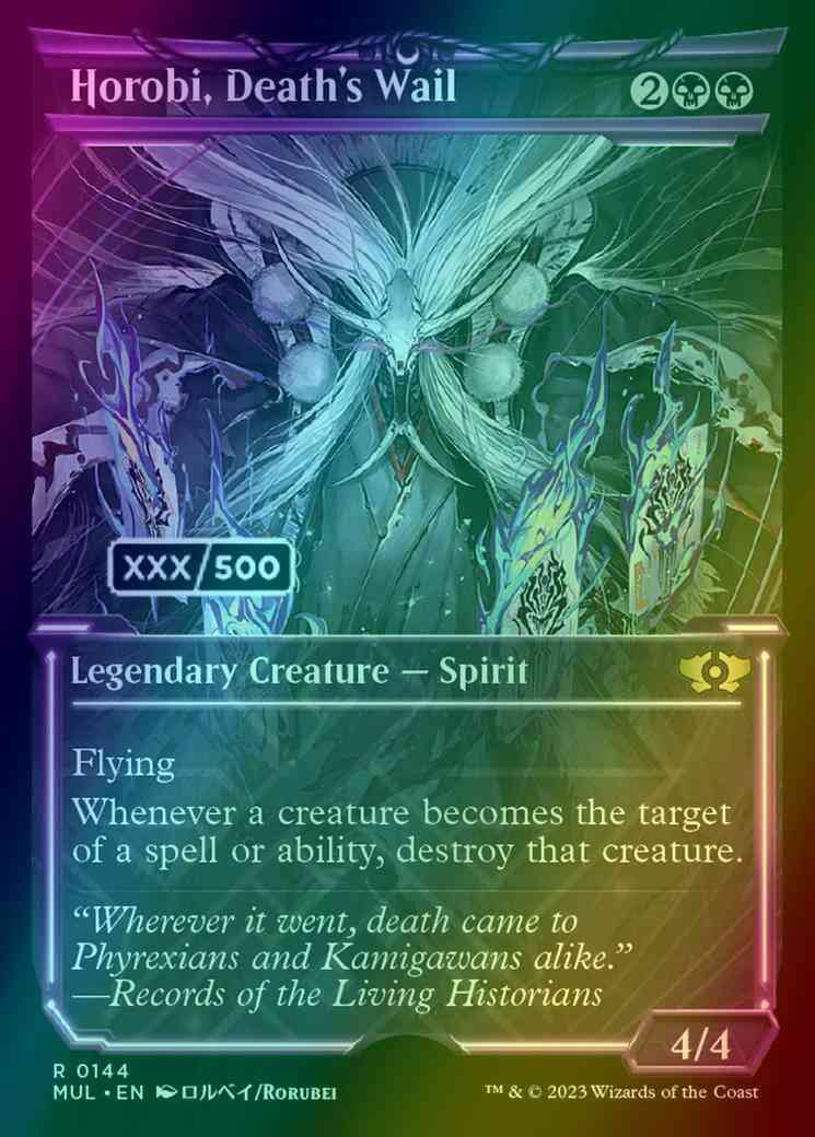 Horobi, Death's Wail - Serial Numbered [144z] [Planar Showcase] [Multiverse Legends] [Foil]