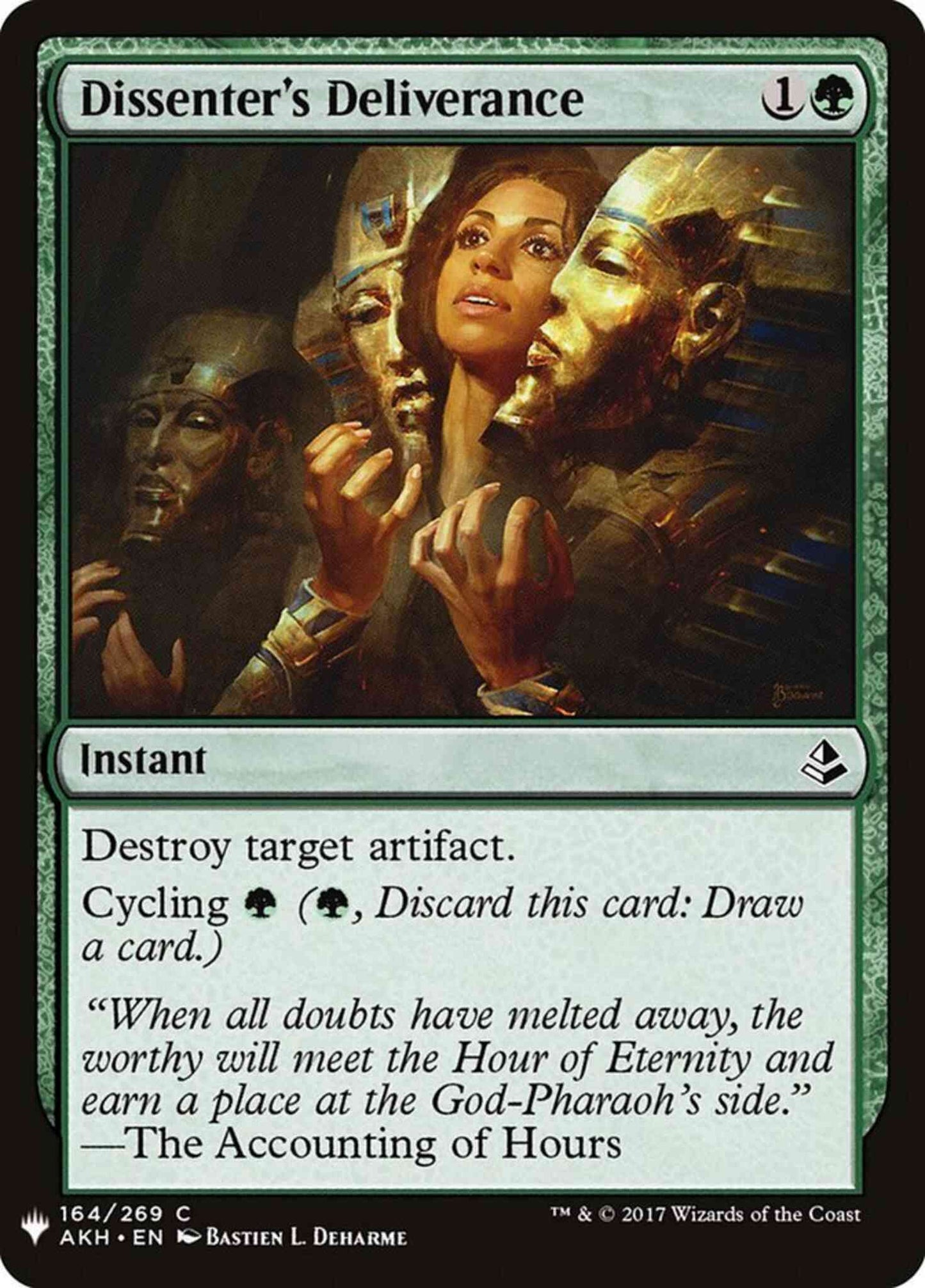 Dissenter's Deliverance [AKH-164] [The List] [Non-Foil]