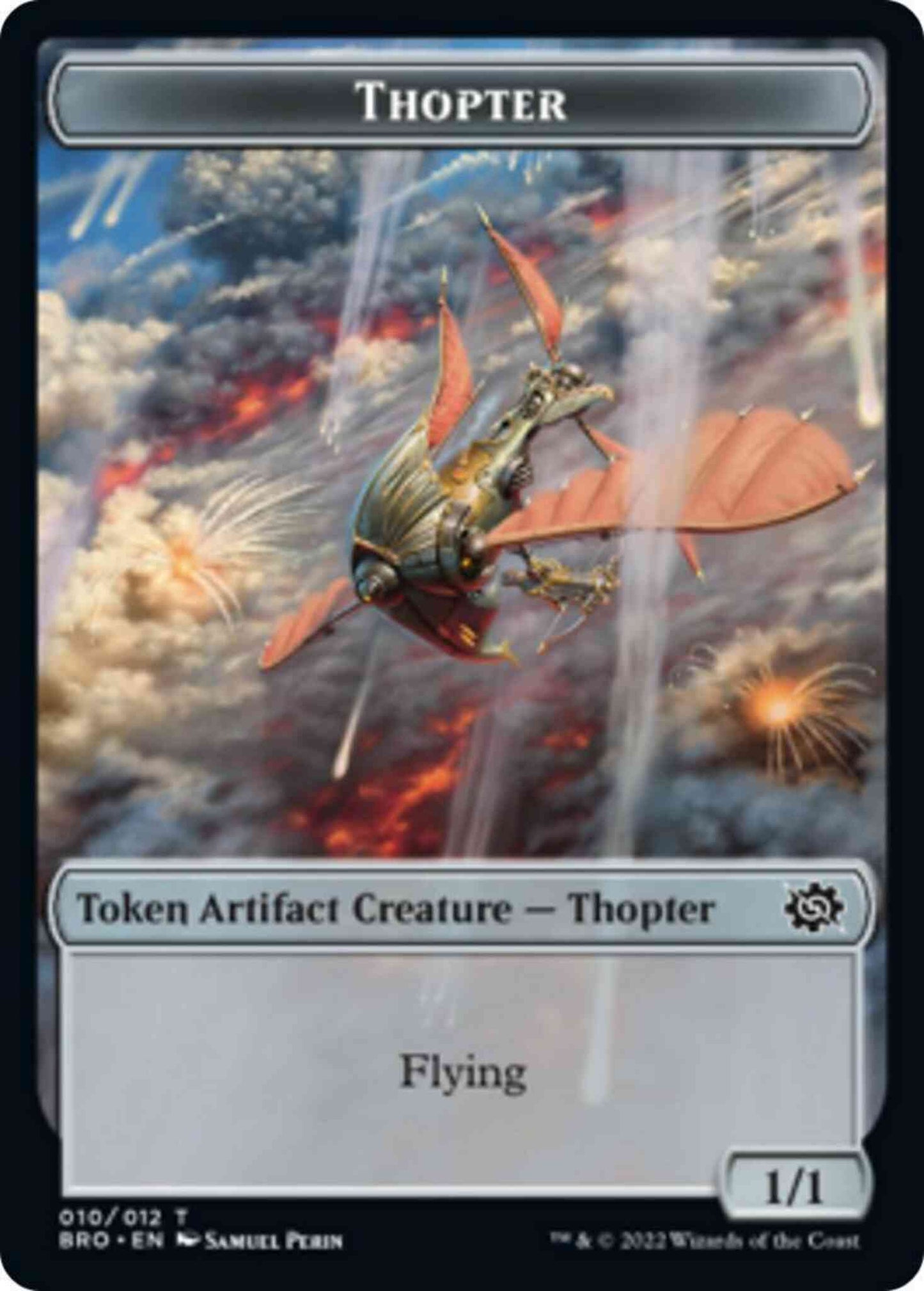 Thopter Token [10] [The Brothers' War: Tokens] [Non-Foil]