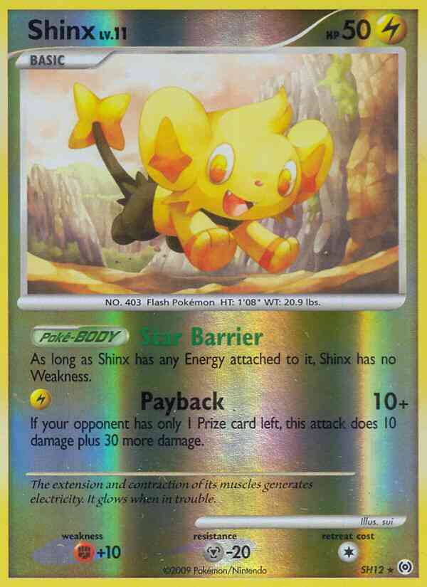 Shinx - SH12 - Rare [pl4-SH12] [Reverse Holo]