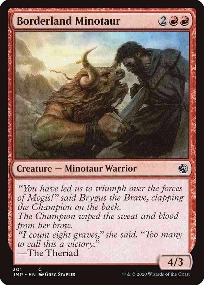Borderland Minotaur [301] [Jumpstart] [Non-Foil]
