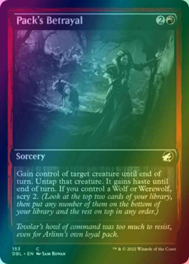 Pack's Betrayal [153] [Innistrad: Double Feature] [Foil]