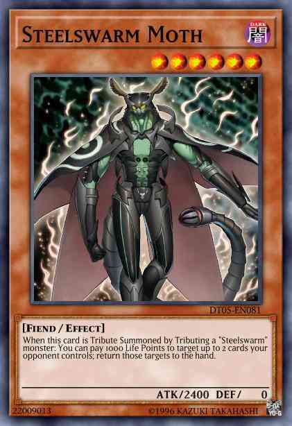 Steelswarm Moth - DT05-EN081 - Duel Terminal Rare Parallel Rare - Duel Terminal