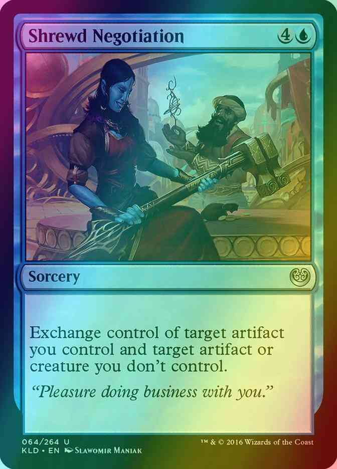 Shrewd Negotiation [64] [Kaladesh] [Foil]