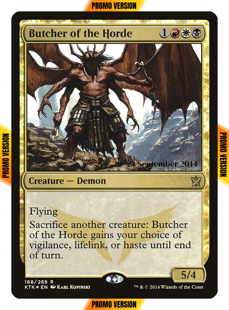 Butcher of the Horde [168s] [Khans of Tarkir Promos] [Foil]