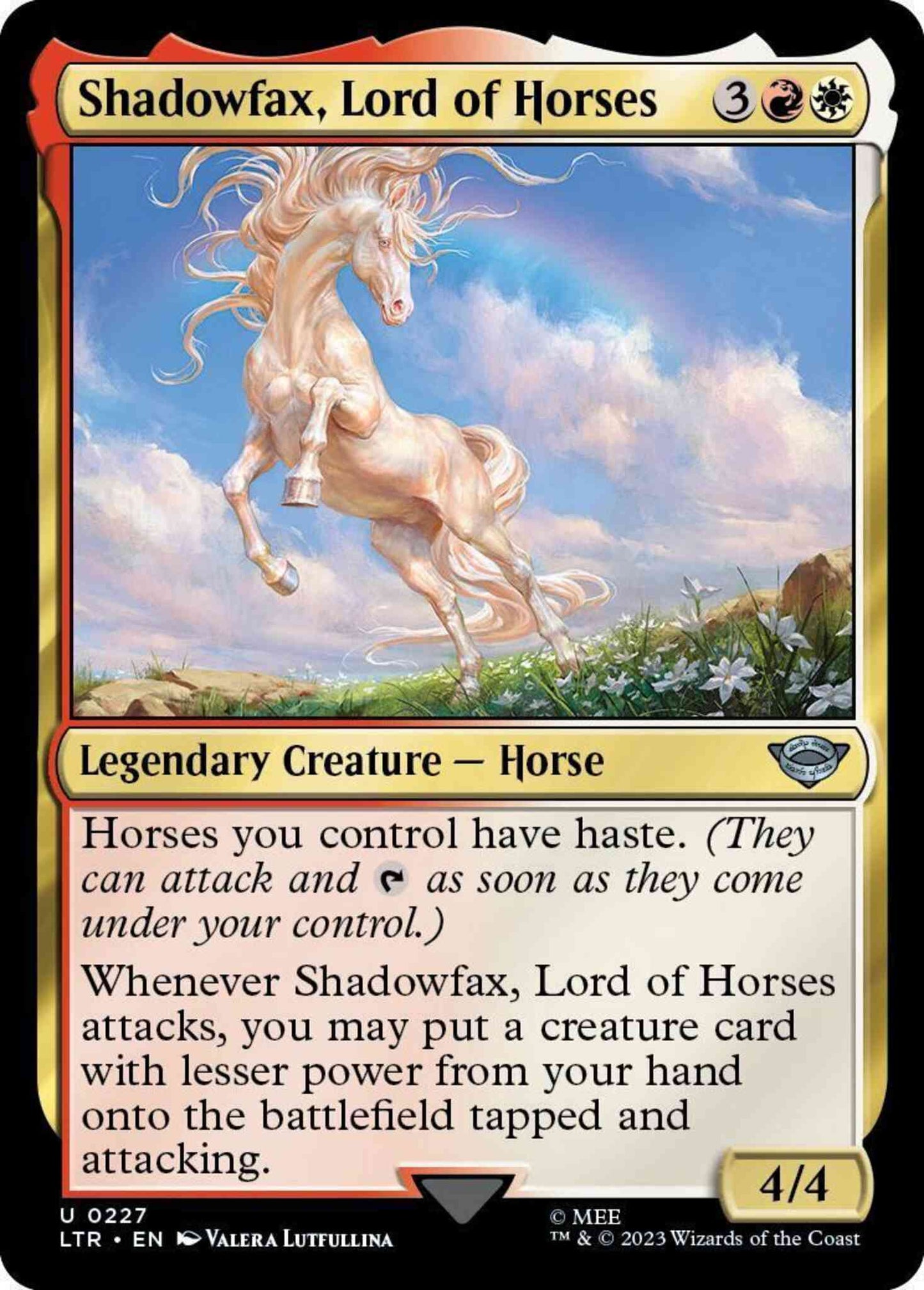 Shadowfax, Lord of Horses [227] [The Lord of the Rings: Tales of Middle-earth] [Non-Foil]