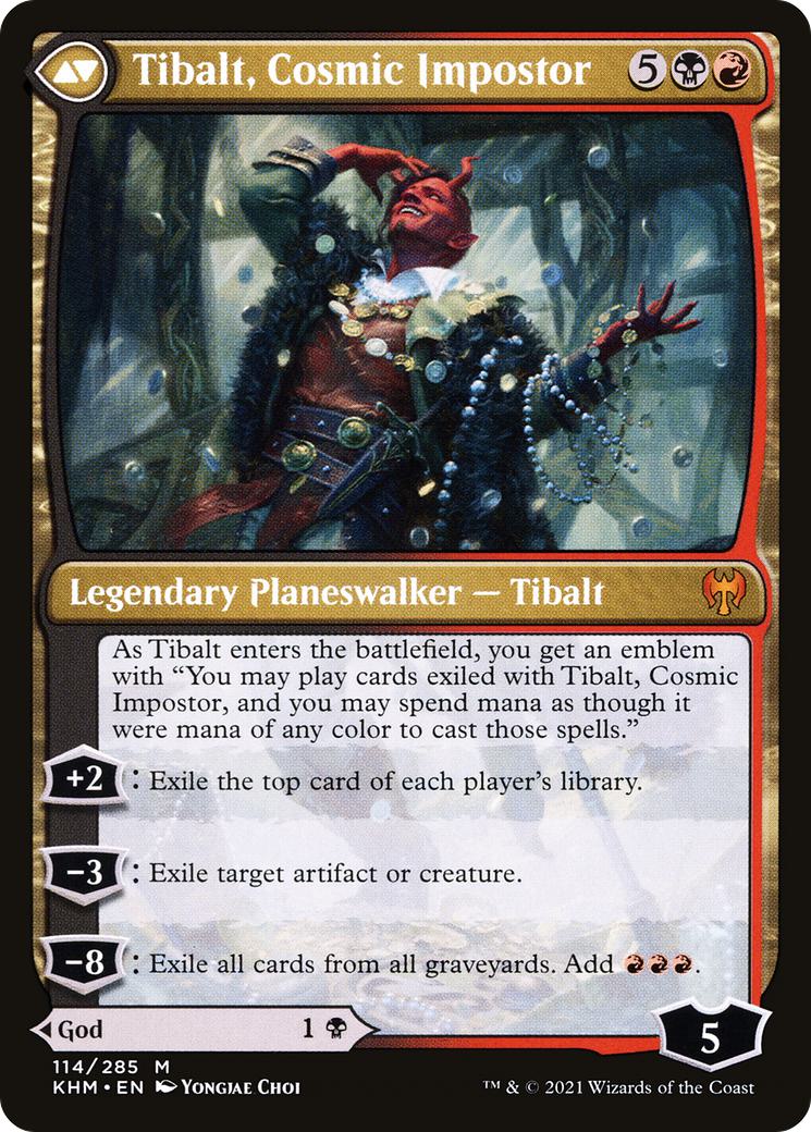 Valki, God of Lies // Tibalt, Cosmic Impostor [KHM-114] [The List] [Non-Foil]
