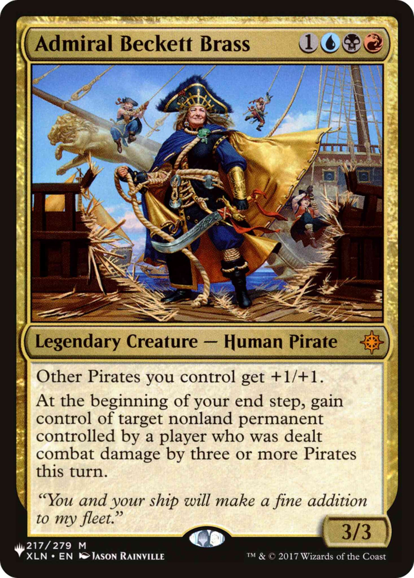 Admiral Beckett Brass [XLN-217] [The List] [Non-Foil]