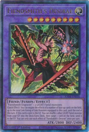 Fiendsmith's Desirae - RA04-EN056 - Ultimate Rare - 1st Edition