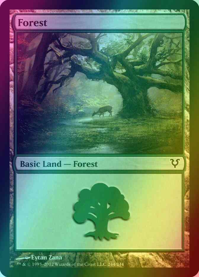 Forest [244] [Avacyn Restored] [Foil]